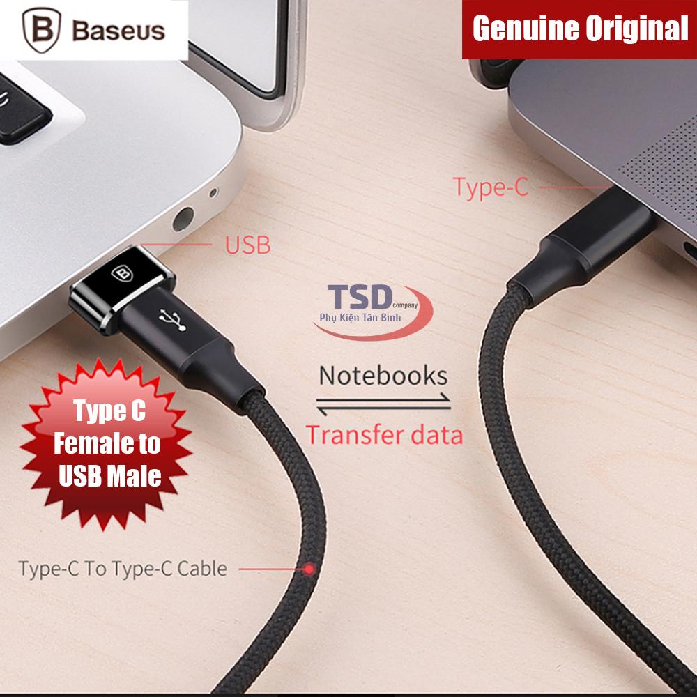 Đầu Chuyển USB Sang Type-C Tốc Độ Cao Baseus ( Max 5A )