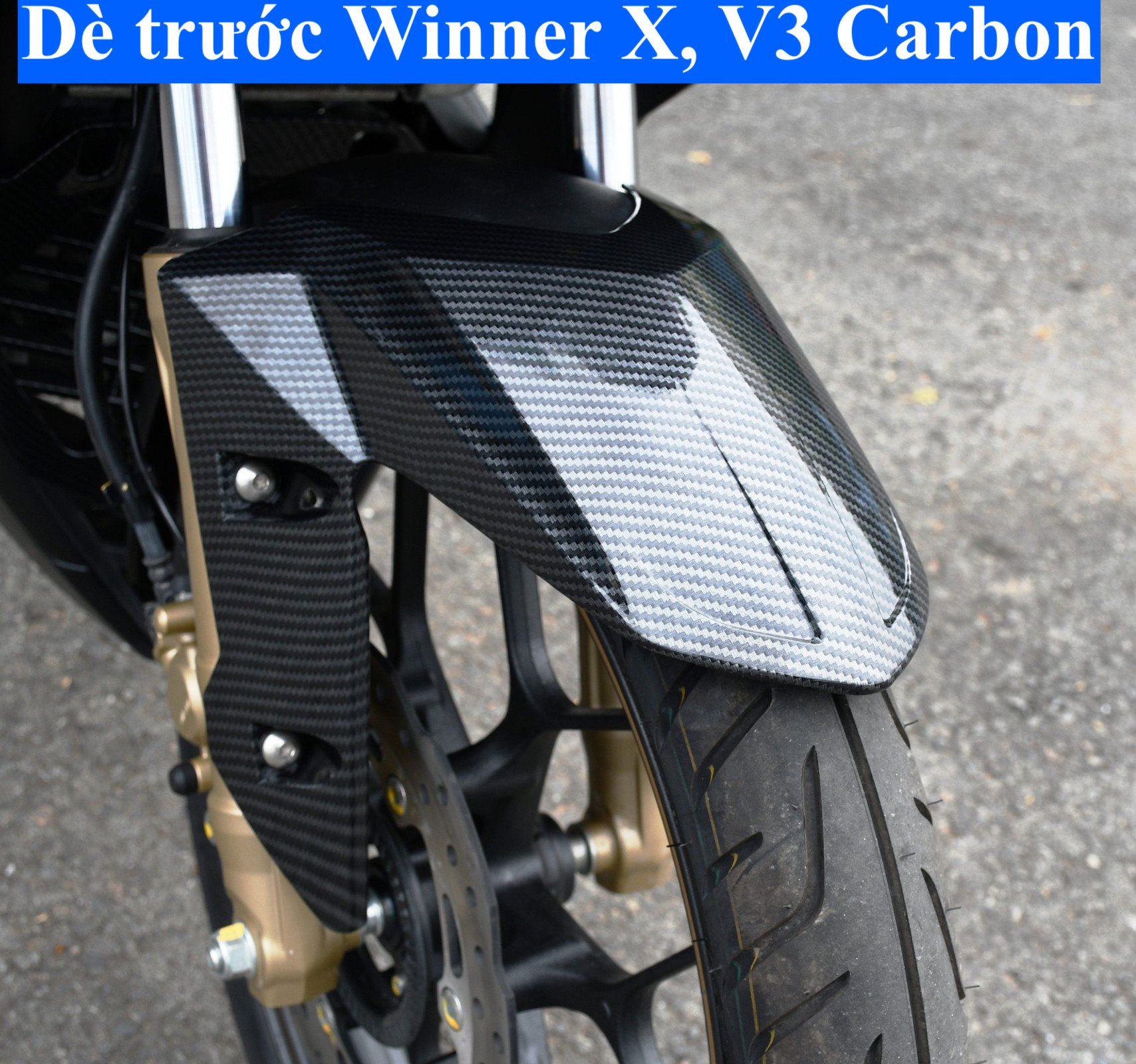 Dè trước Winner X, V3 Carbon