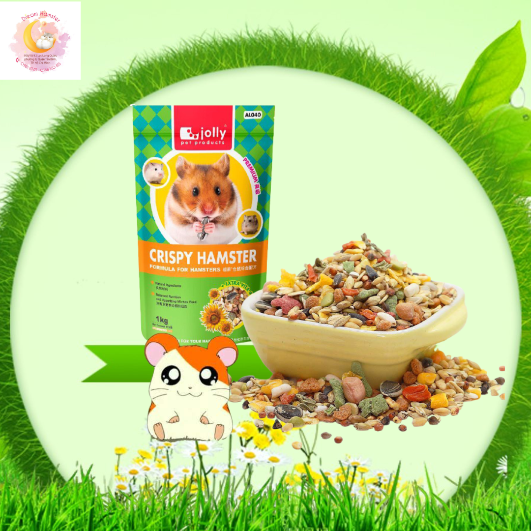 Thức ăn Crispy Hamster (Jolly) - 500gr & 1kg