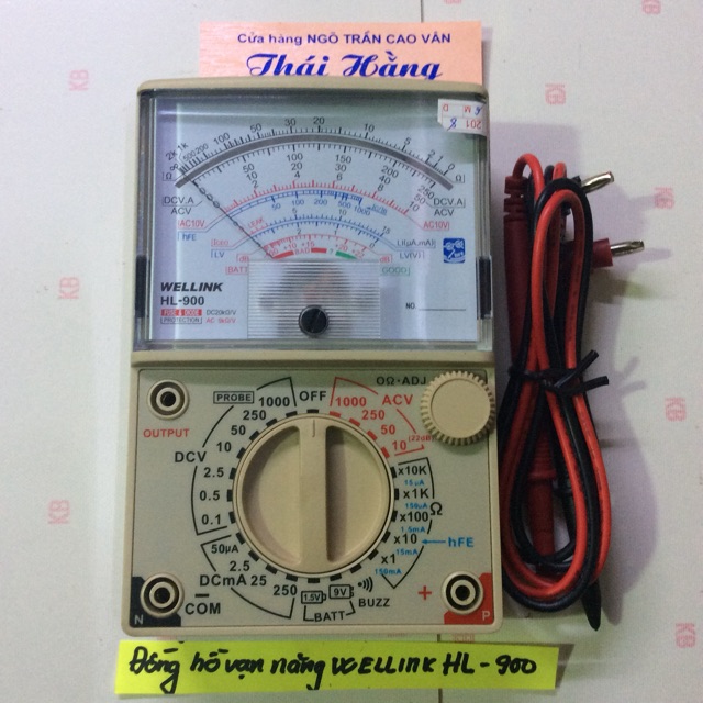 ĐỒNG HỒ VẠN NĂNG KIM WELLINK HL-900