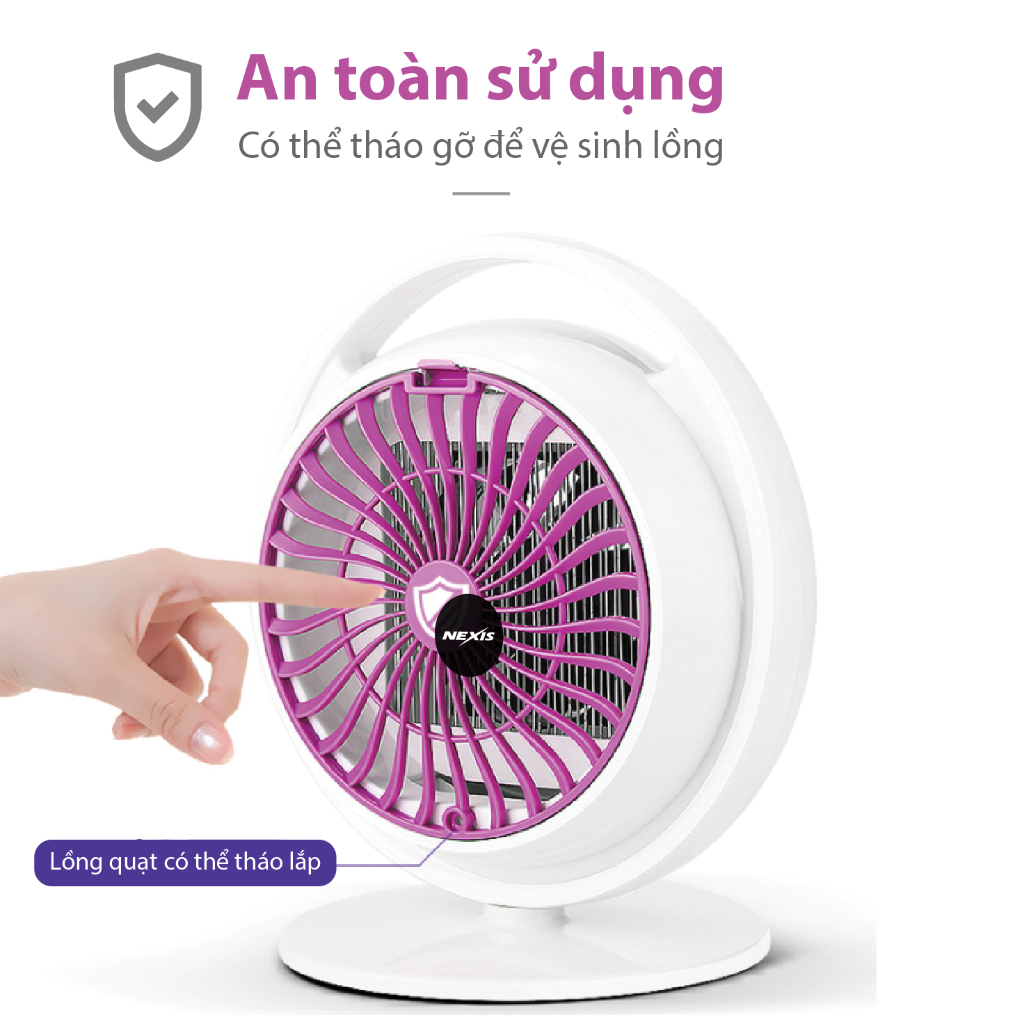 [HCM]Đèn diệt muỗi thông minh UV LED Nexis