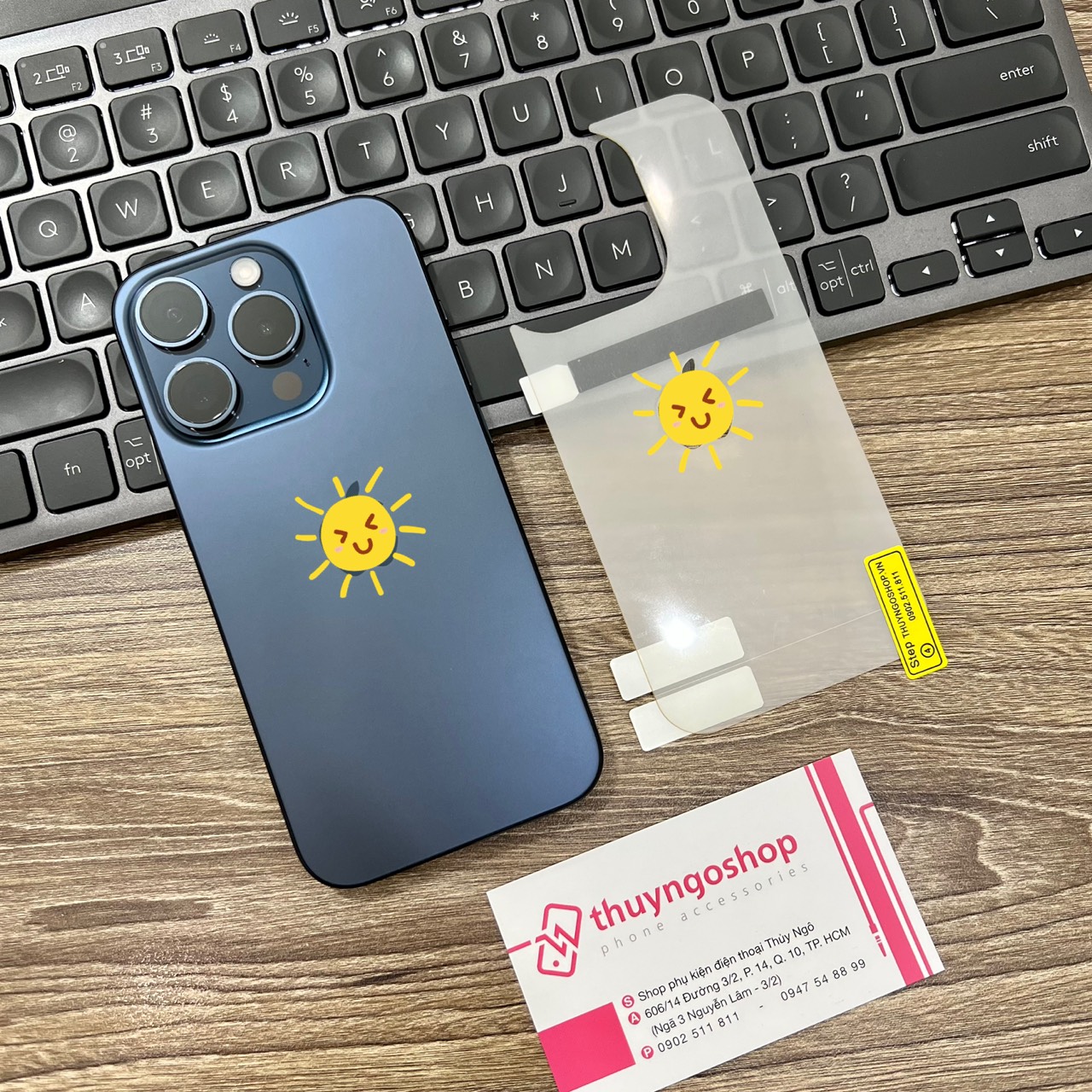 PPF dán mặt lưng (mở logo) iPhone 15 Pro Max - iPhone 15 Pro - iPhone 15 Plus - iPhone 15