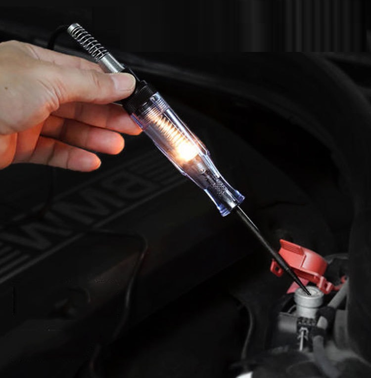 Bút thử điện, đầu dò điện cho ô tô, dụng cụ kiểm tra điện DC 6V/12V/24V |Lazada.vn