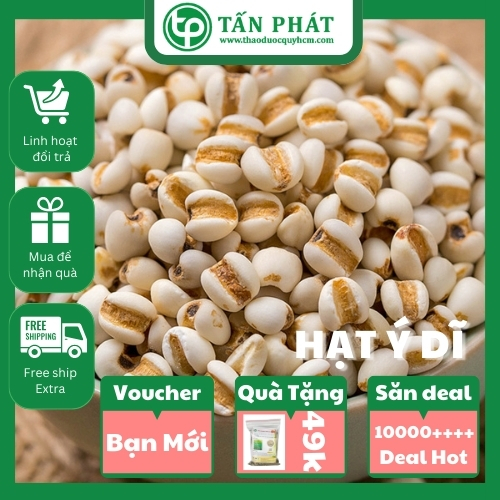 Hạt bo bo (ý dĩ) khô 1kg - Tấn Phát - Hạt hữu cơ cao cấp - Hỗ trợ ăn kiêng cực kỳ hiệu quả