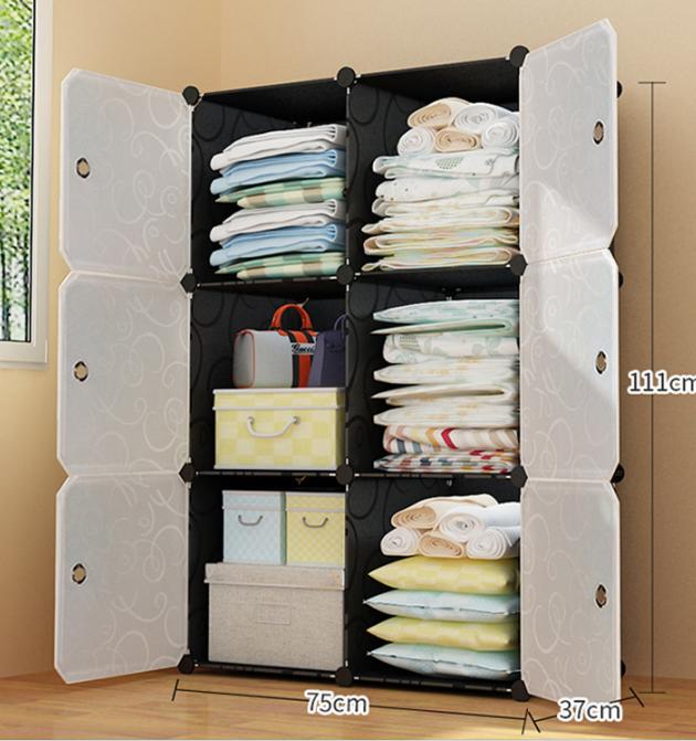 TỦ ĐỂ QUẦN ÁO Ô GHÉP ĐA NĂNG
