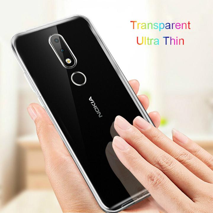 ỐP LƯNG DẺO SILICON TRONG SUỐT ĐIỆN THOẠI NOKIA 5.1 PLUS