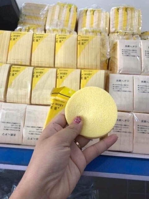 BÔNG MÚT RỬA MẶT GÓI 12 MIẾNG
