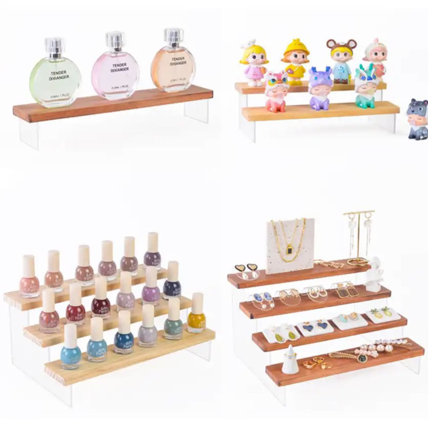 Kệ Mica gỗ trưng bày sản phẩm, mô hình, nước hoa, quà tặng , Acrylic