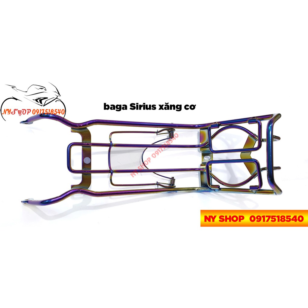 Baga sirius inox màu titan loại 10 ly chắc chắn