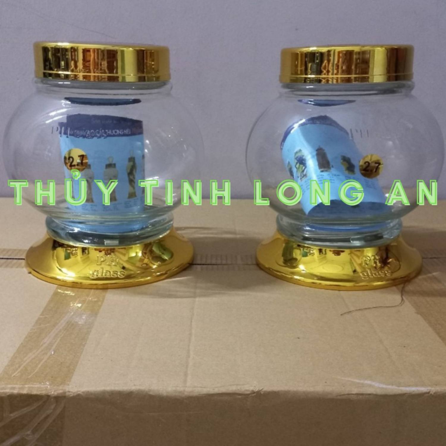 bình thủy tinh ngâm sâm cao cấp PHÚ HOA 2,7 lít