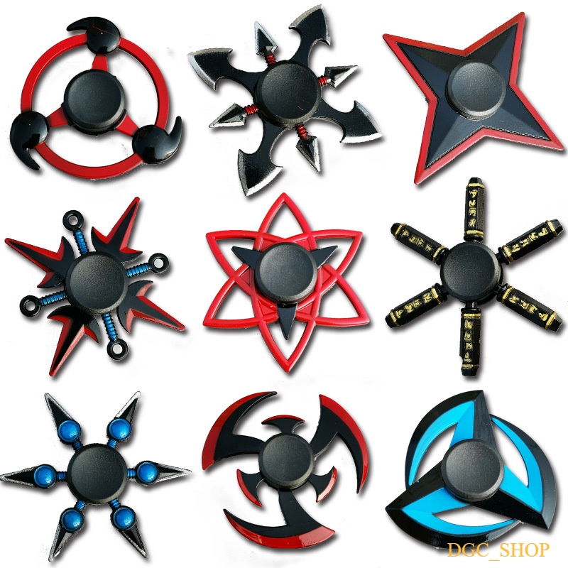 Đồ Chơi Con Quay Spinner Gradient Kim loại Fidget Spinner Naruto