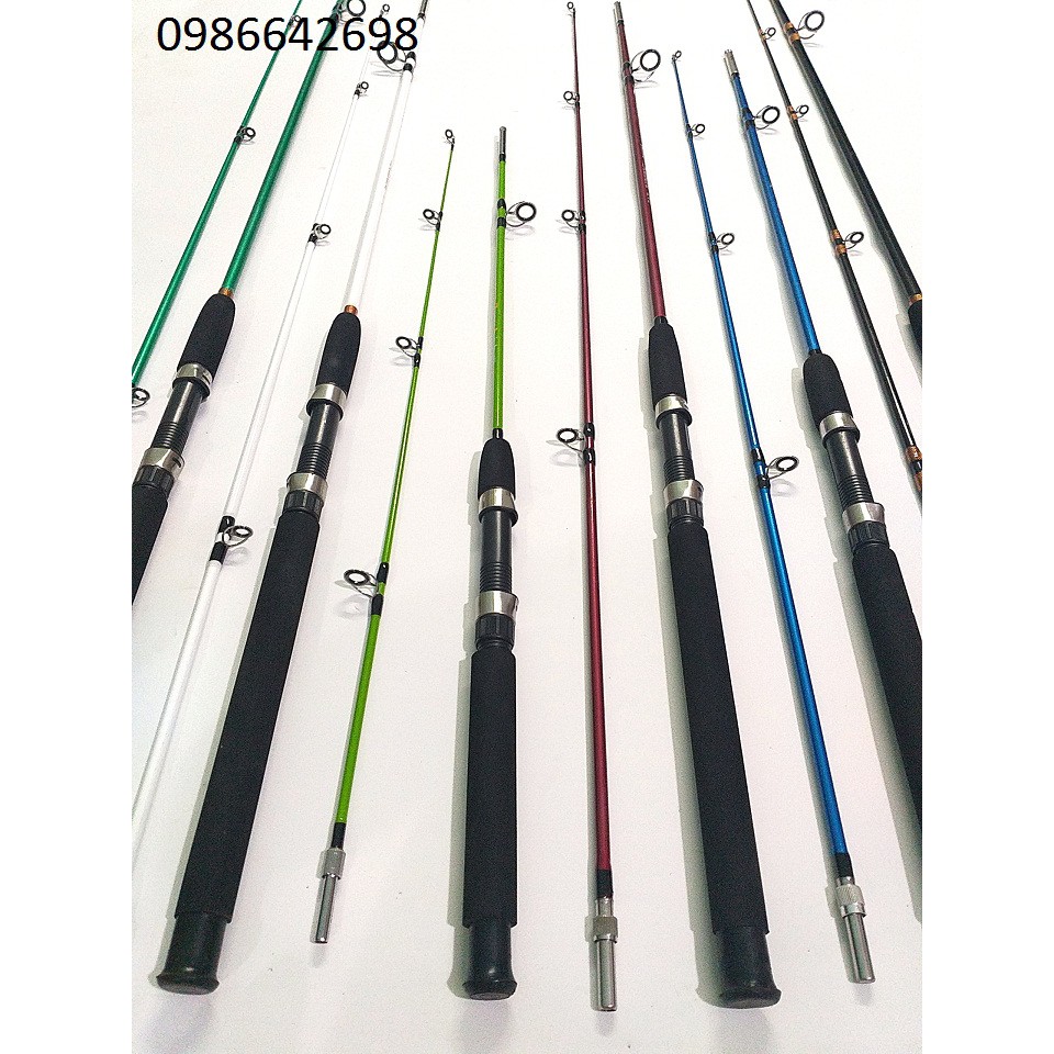 Cần câu máy 2 khúc SHIMANO đặc ruột 1m65, 1m8, 2m1, 2m4, 2m7