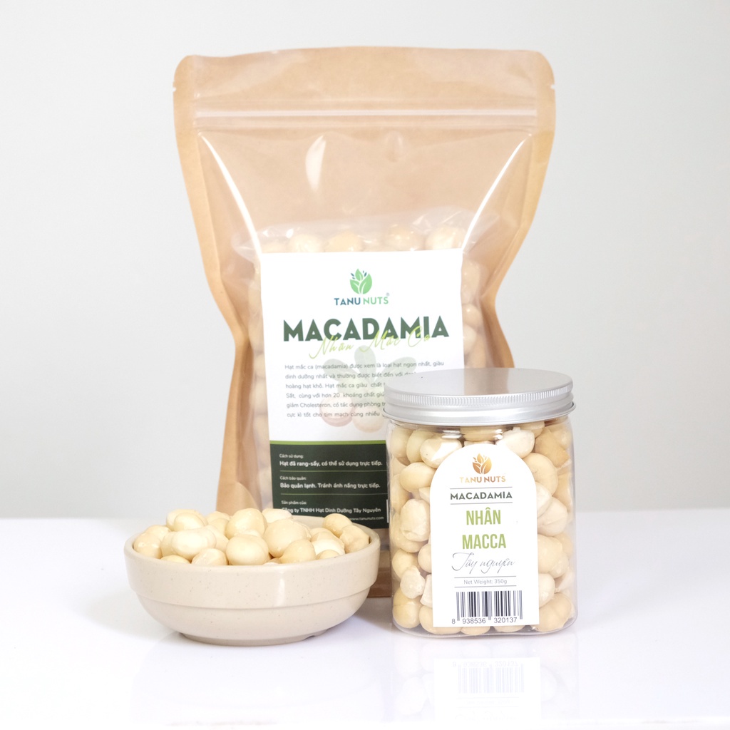 Hạt Macca Úc Tách Vỏ TANU NUTS - Nhân Hạt Macca Úc Đã Rang Sấy