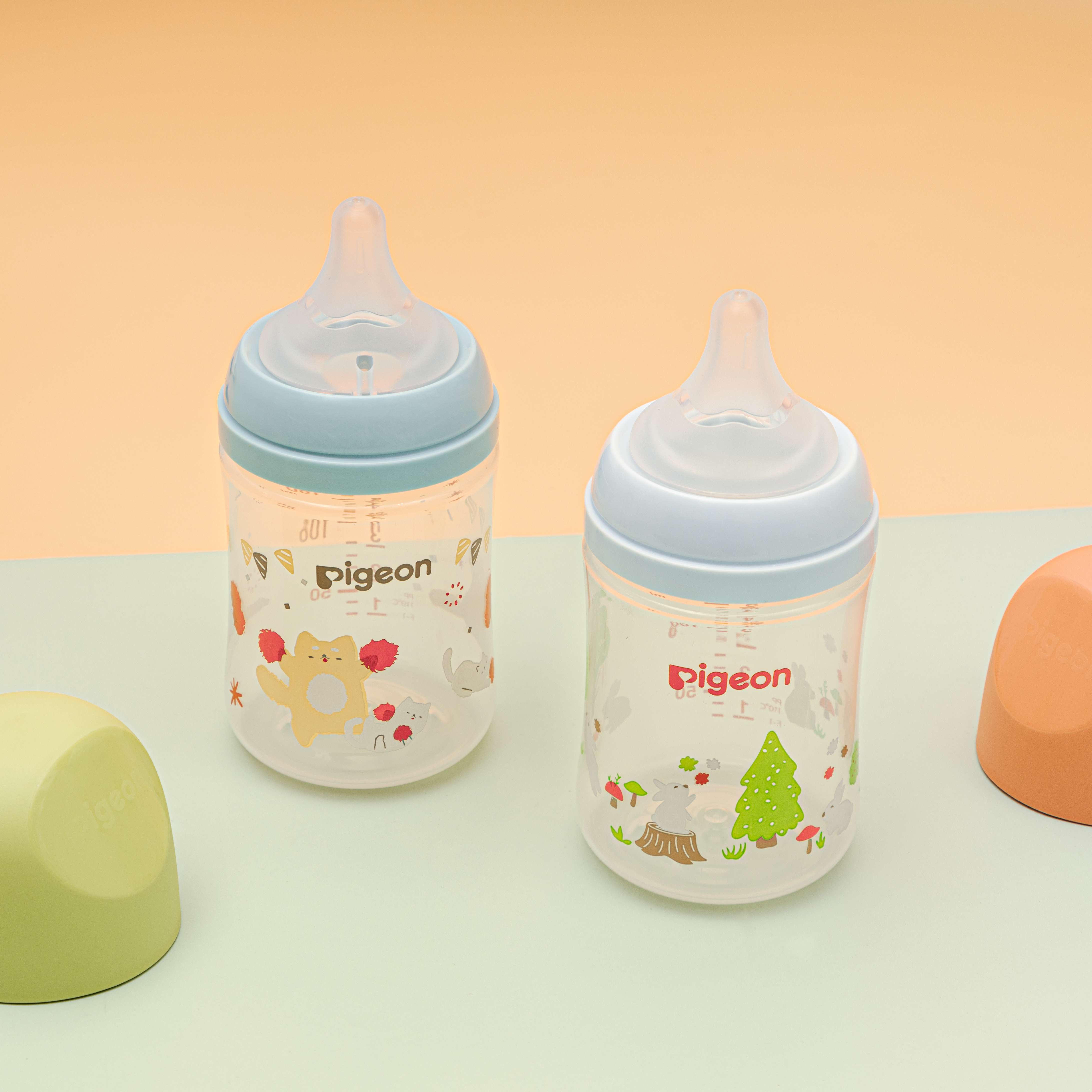 Bình sữa Pigeon PP Plus thế hệ III Hình Thú 160ml/240ml
