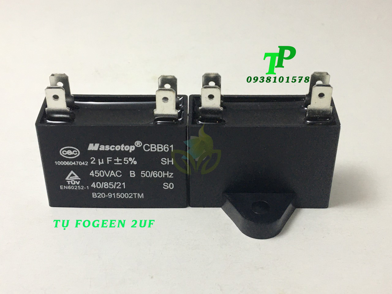 Tụ 2UF Mascotop CBB61
