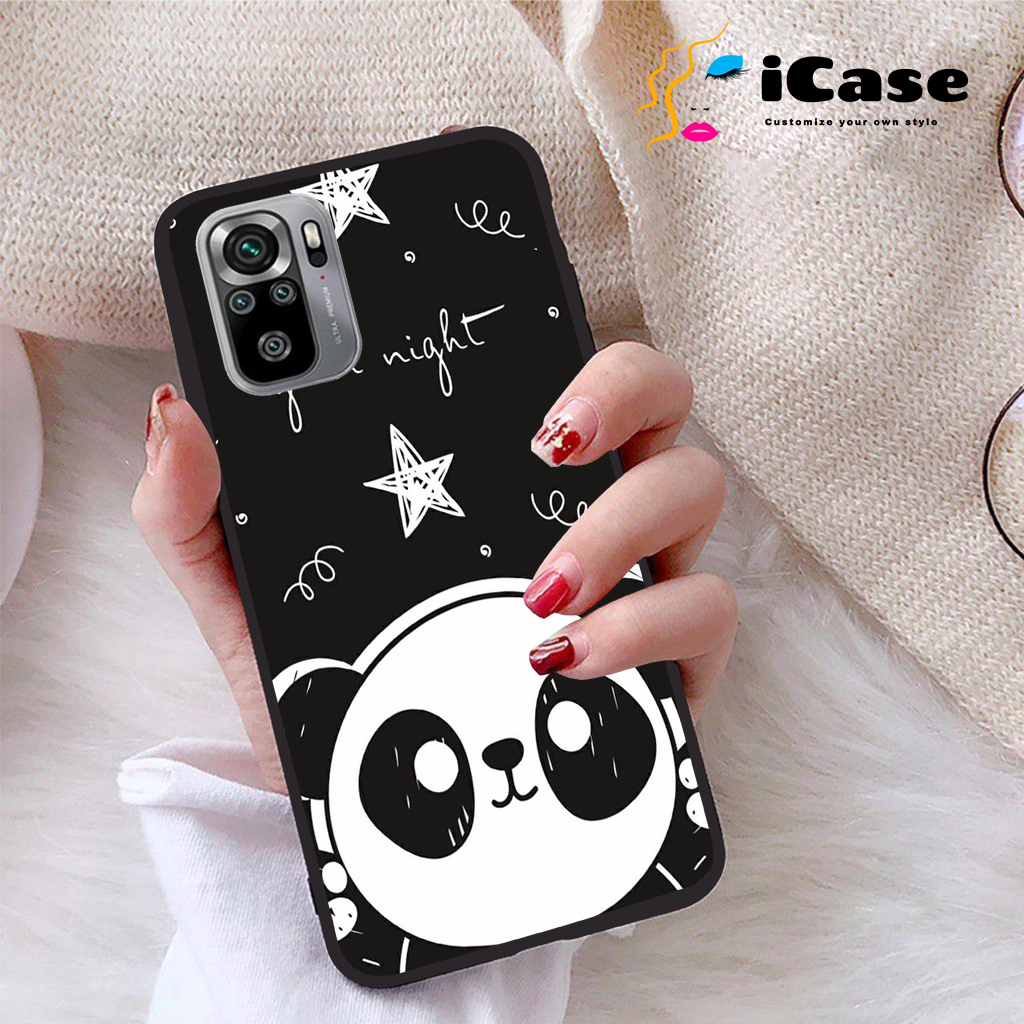 Ốp lưng Xiaomi Redmi Note 10S viền dẻo TPU BST Panda