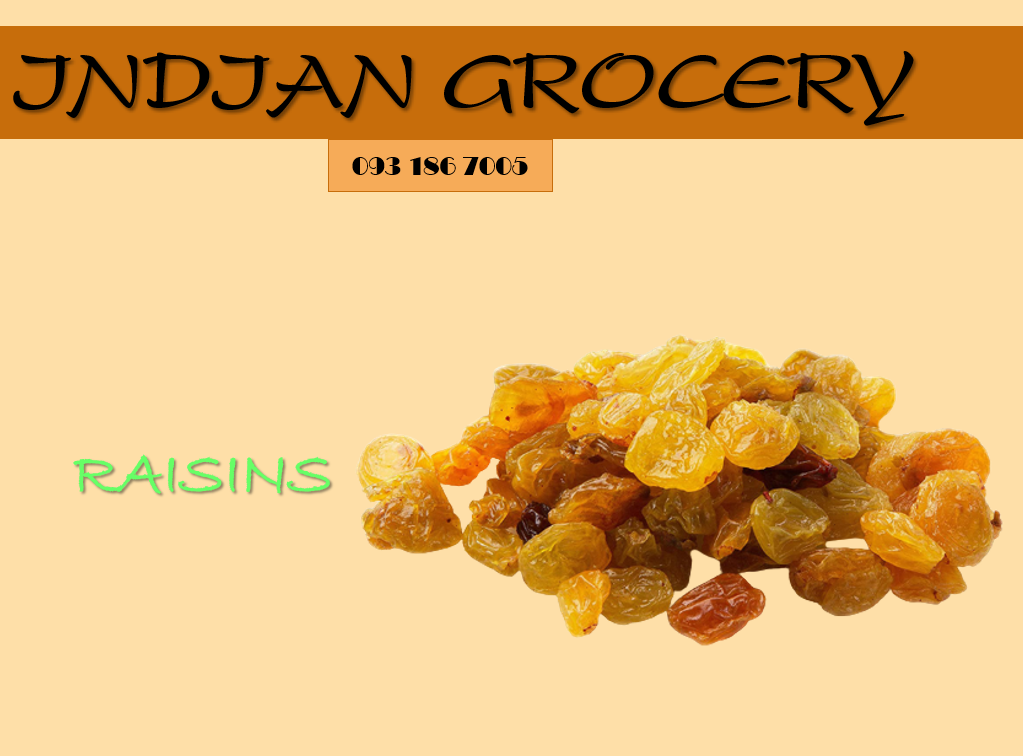 NHO KHÔ - RAISINS 250GAM