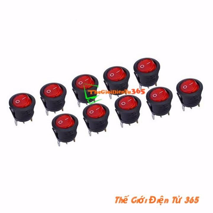 5 CÔNG TẮC 3 CHÂN CÓ ĐÈN KCD1