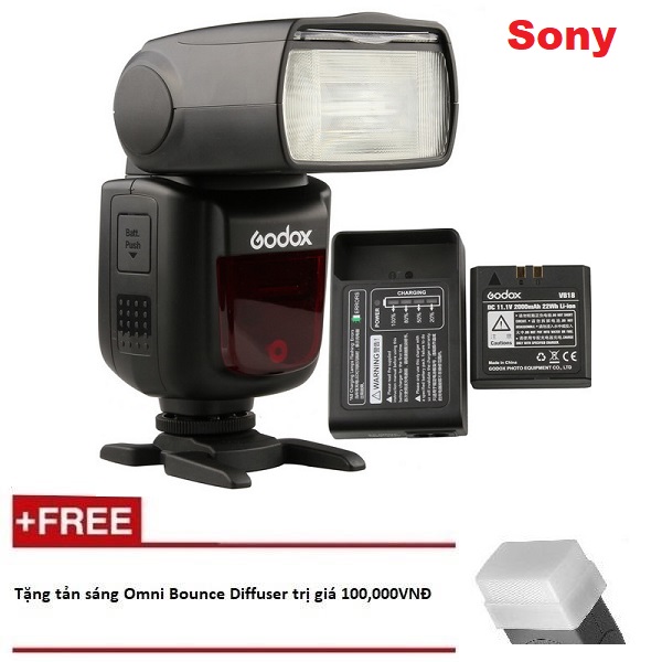 Đèn flash godox v860ii dùng cho máy ảnh sony