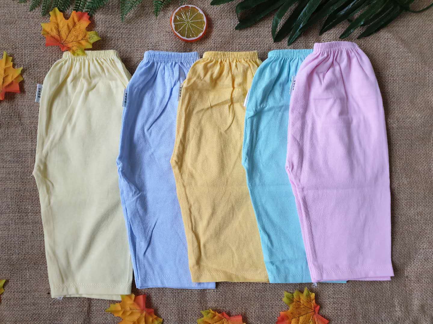 [ 100% Cotton ] COMBO 2 QUẦN DÀI SƠ SINH MÀU BOSSINI