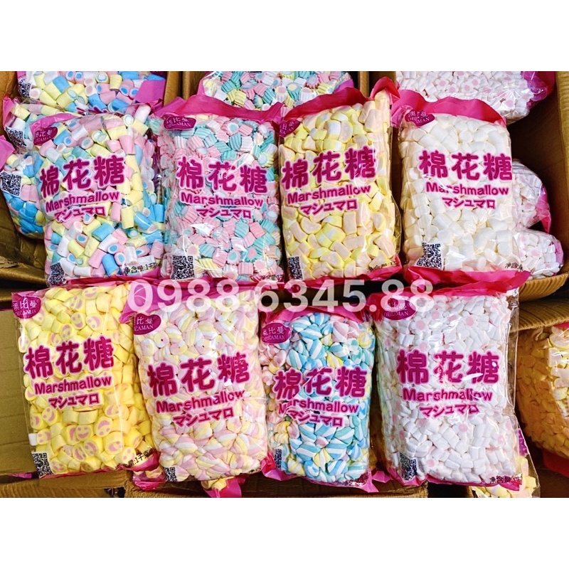 Kẹo Bông MarshMallow Bịch 1KG
