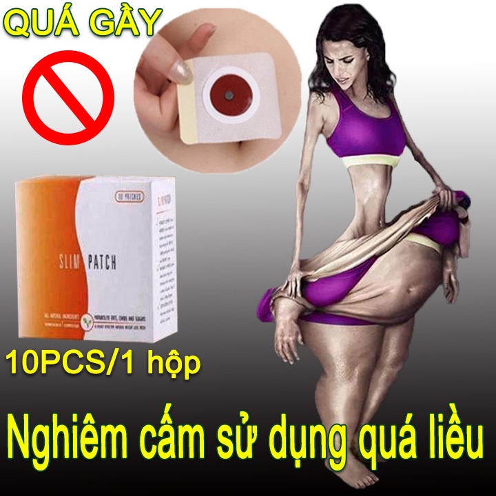 Miếng dán tan mỡ bụng magic patch Miếng dán giảm béo làm đẹp giảm béo bụng miếng dán detox giảm béo Giảm Mỡ Bụng Bắp Tay Bắp Chân,giảm cân giảm trọng SLINE PATCH 10PCS Giảm mỡ thừa tự nhiên, nhanh chóng, an toàn và hiệu quả
