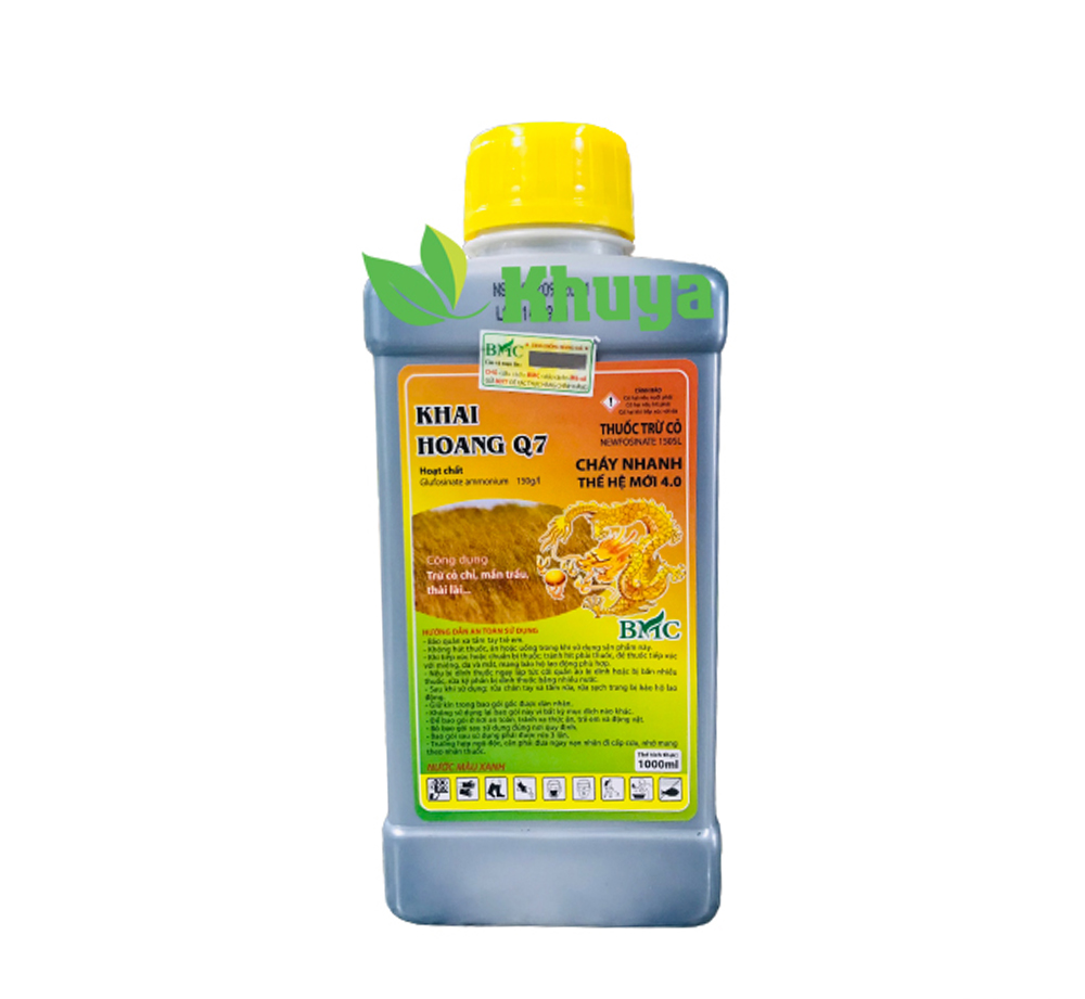 Thuốc trừ cỏ Khai Hoang Q7 900ml BMC Cỏ cháy