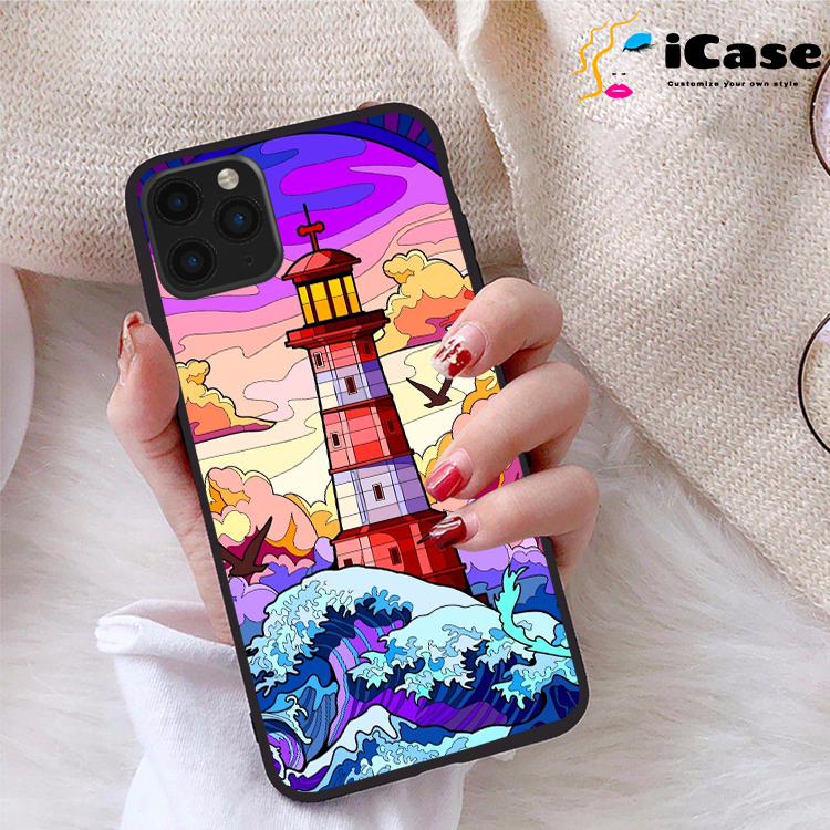 Ốp lưng iPhone 11 Pro Max viền dẻo TPU BST Purple