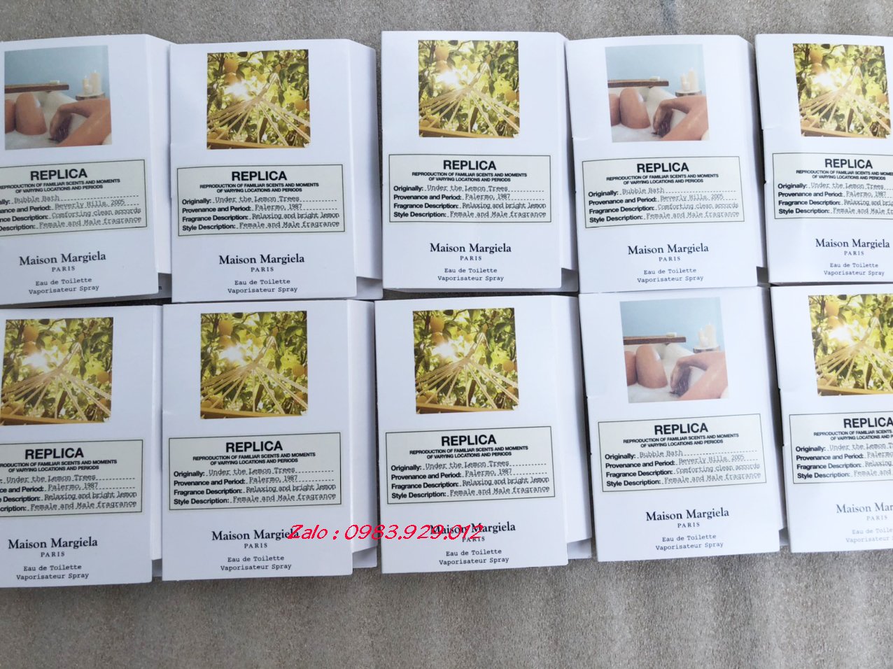 Mẫu thử Vial Nước hoa Replica Maison Margiela