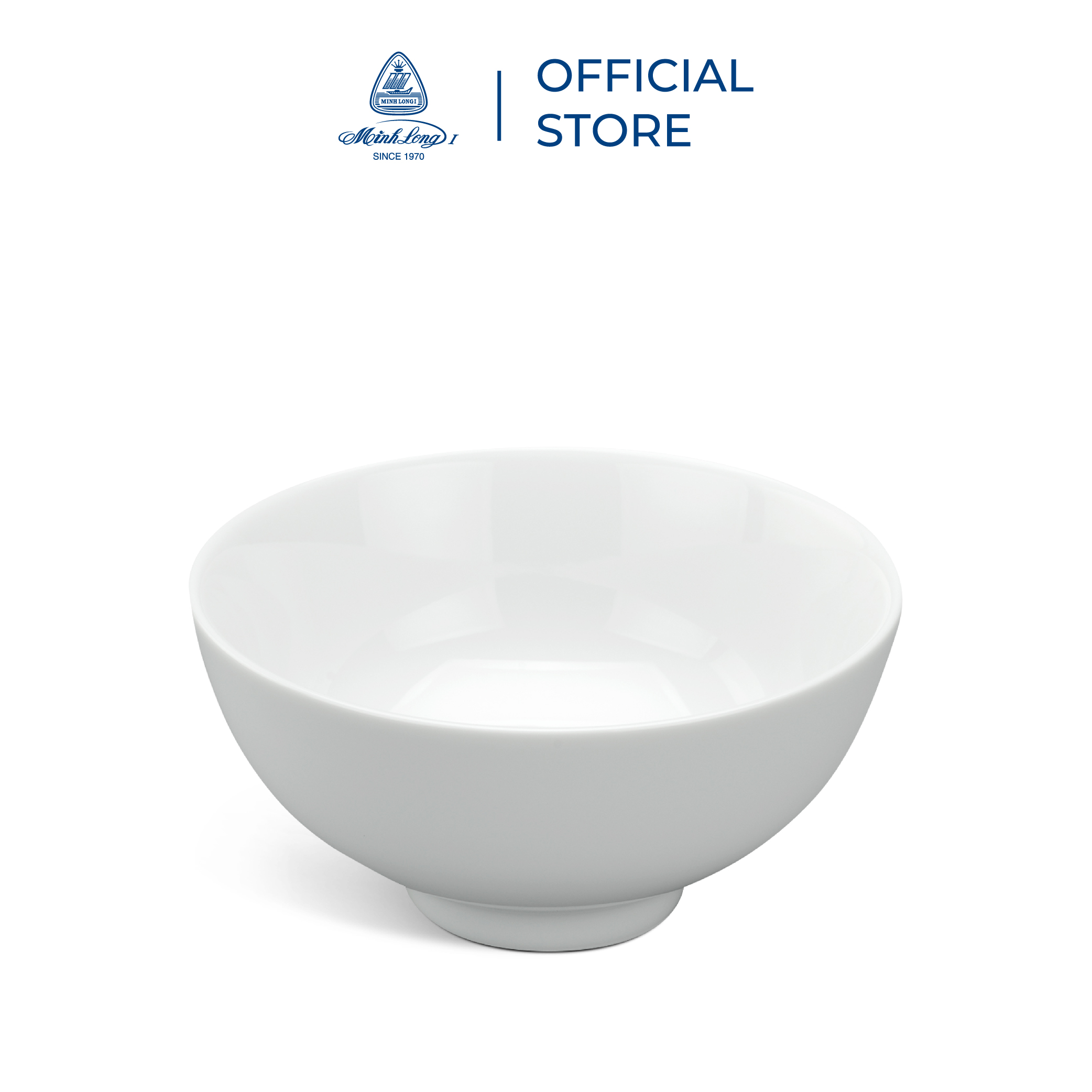Tô, Chén Sứ Cao Cấp Minh Long - Jasmine - Trắng