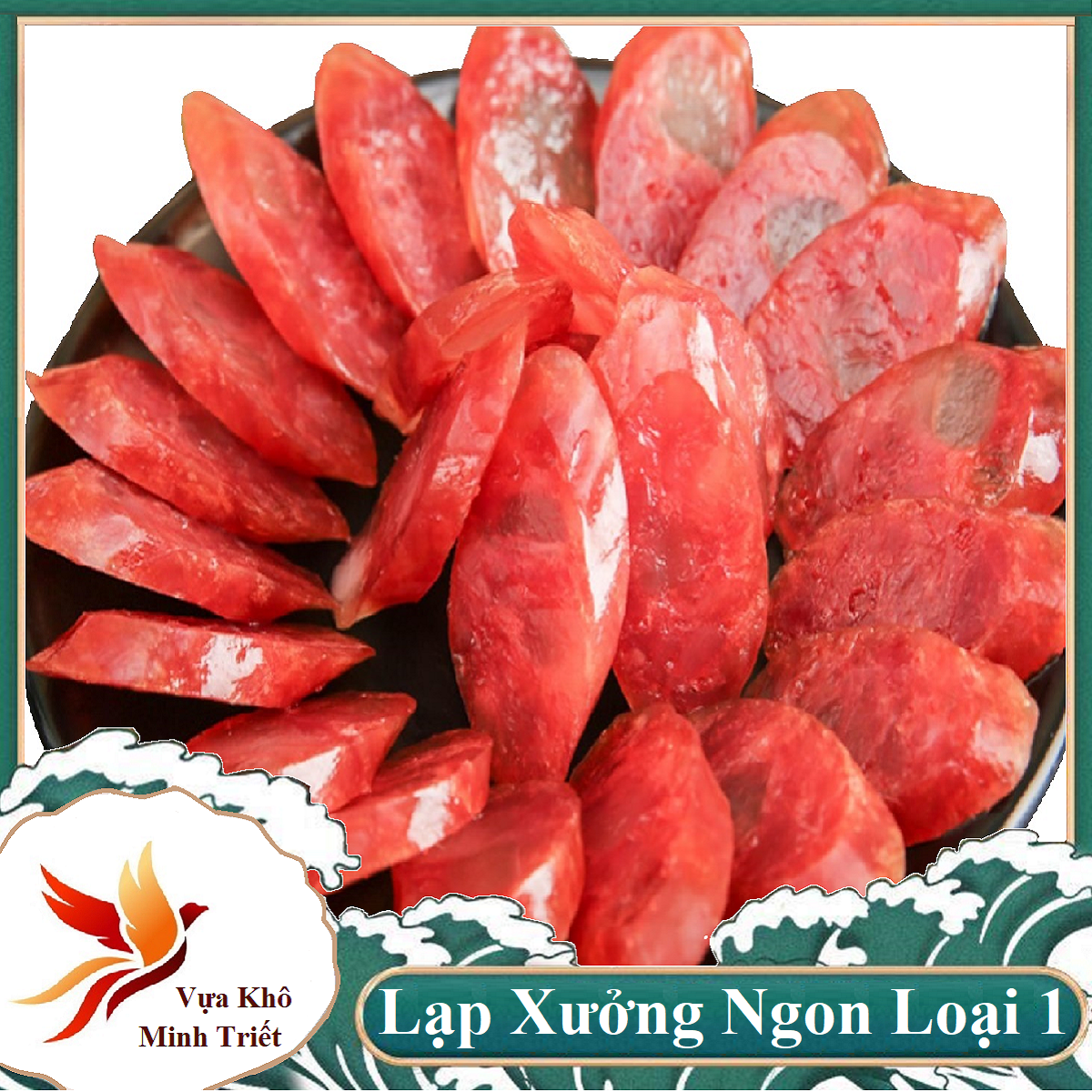 1 KG LẠP XƯỞNG NẠC QUÀ BIẾU TẶNG SANG TRỌNG- ĐẶC SẢN MINH TRIẾT- Vựa Khô Minh Triết