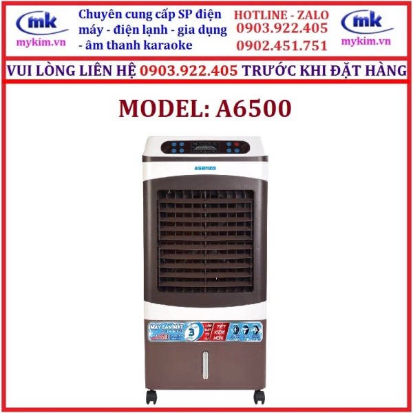 Bảng giá QUẠT LÀM MÁT ASANZO A6500 , HÀNG MỚI 100% , HÀNG CHÍNH HÃNG