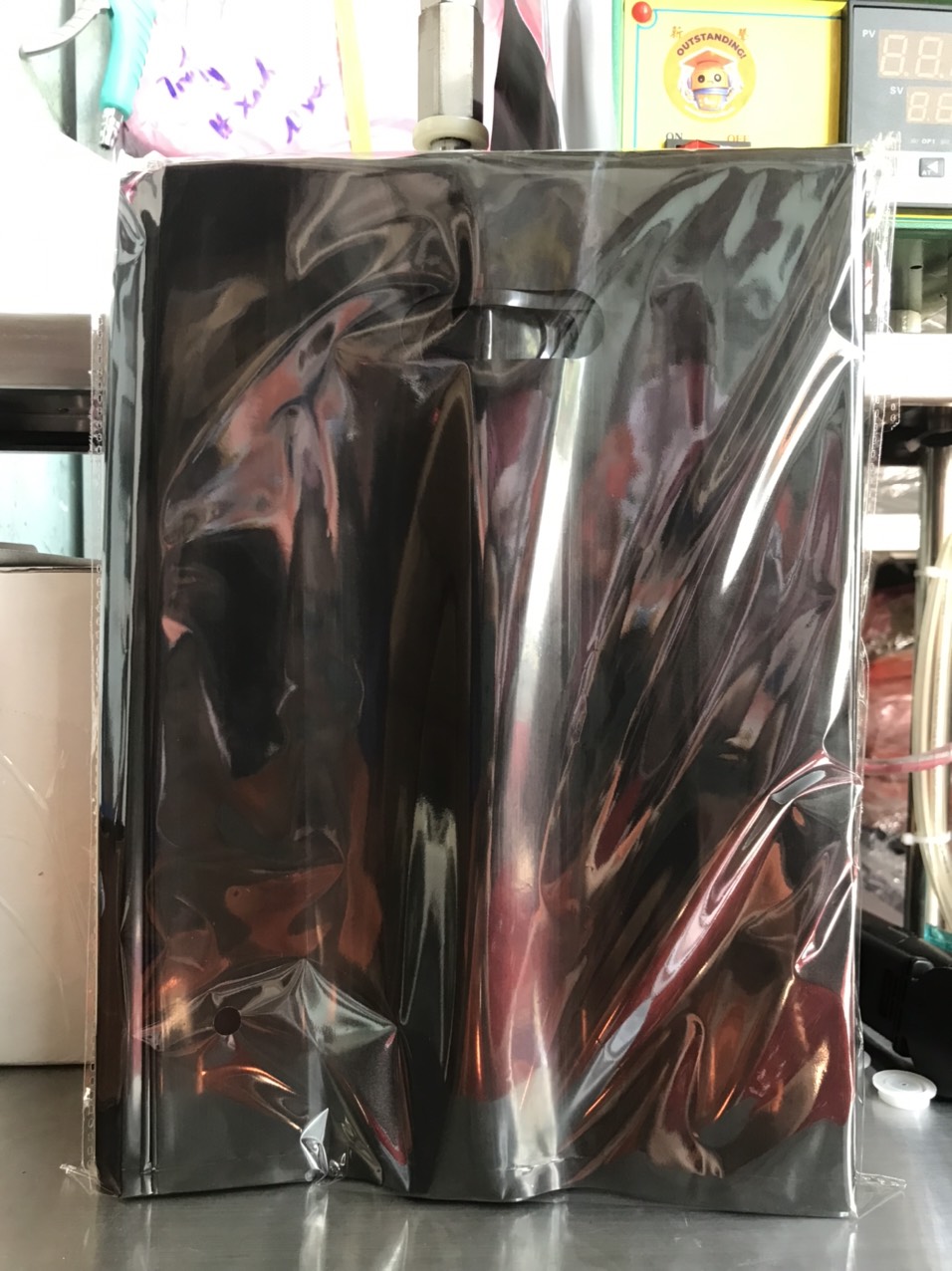 1KG (MÀU ĐEN - SIZE 20X30) TÚI NILON PE BÓNG DẺO DAI