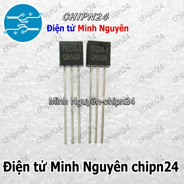 [4 con] (DIP) IC HT7533 TO-92 (7533A-1 7533 3.3V 100mA) - HH003664