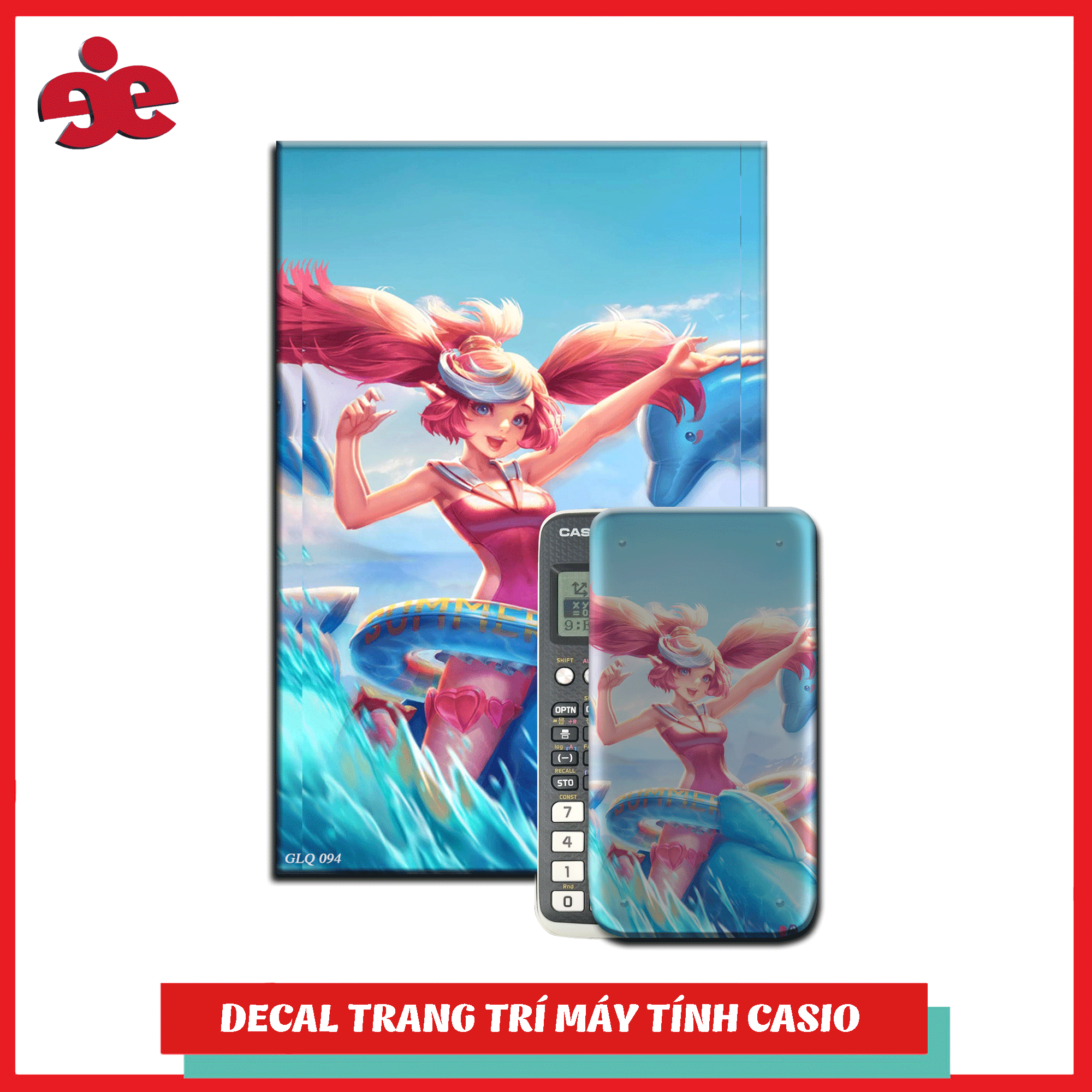 Decal máy tính Casio Nhân vật game liên quân 094