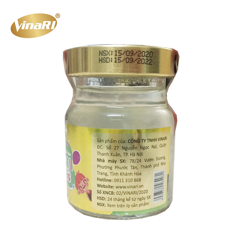 Nước yến sào Vinari Kids ( 6 lọ x 70ml/)