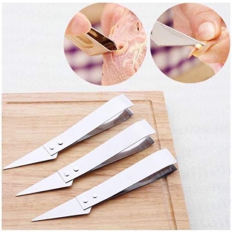 Nhíp Nhổ Lông Gà Vịt 2 Đầu Tiện Lợi