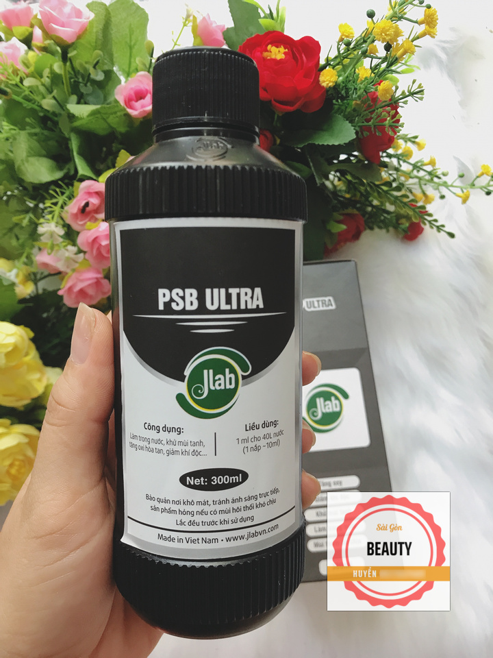 [1 Chai] Men Vi Sinh, Vi Khuẩn Quang Hợp JLAB PSB ULTRA Dạng Đổ 300ml