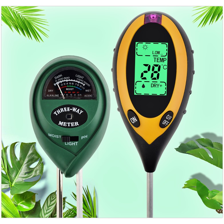 Máy Đo Độ Ẩm, Đo PH,  Ánh Sáng Đất Canh Tác