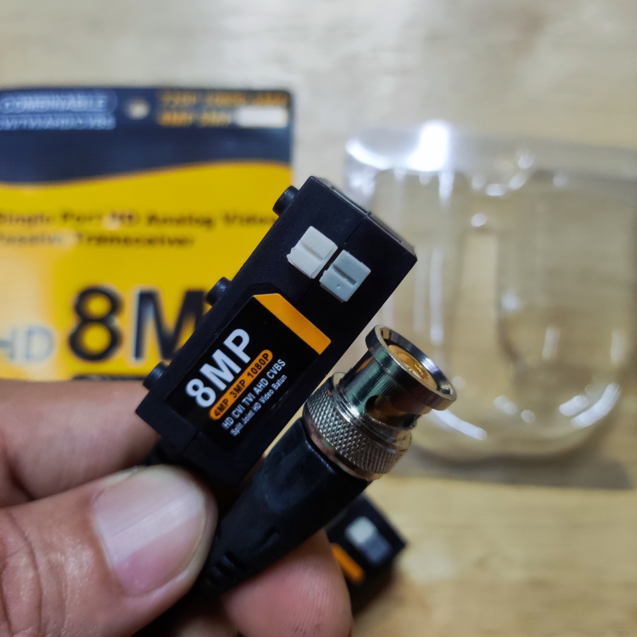 Video balun camera 8MP AHD/CVI/TVI chống nhiễu (Loại xịn)
