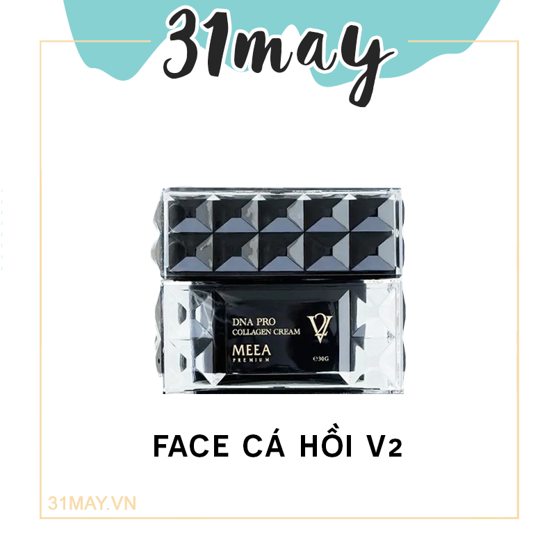 Kem face collagen dna cá hồi v2 meea organic chính hãng 30g