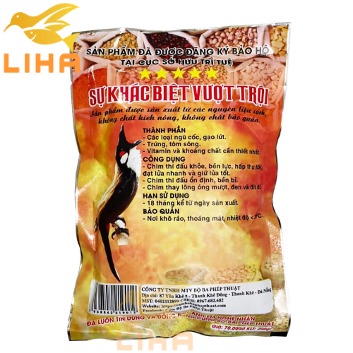 Cám Chào Mào Siêu Căng Lửa 200gr - Cám Bộ Ba Phép Thuật