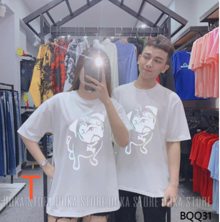 FREESHIPMAX-Áo đôi phản quang hình cún TT12