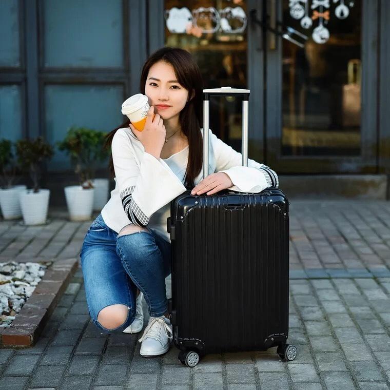 [ Free+Tặng gối chữ U ] Vali du lịch thời trang cá tính MS 856 Size 24