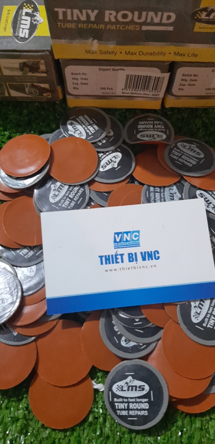 Hộp 100 Miếng vá săm xe máy LMS TC30 Ấn Độ (30mm)