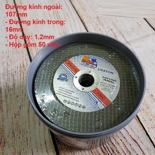 Hộp Đá Cắt Sắt - Đá Cắt Inox Usaton 50 Lưỡi