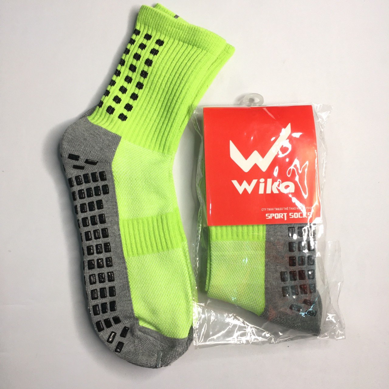 Tất đá bóng Vớ đá banh ngắn chống trơn trượt (Xanh Dương)_1 đôi