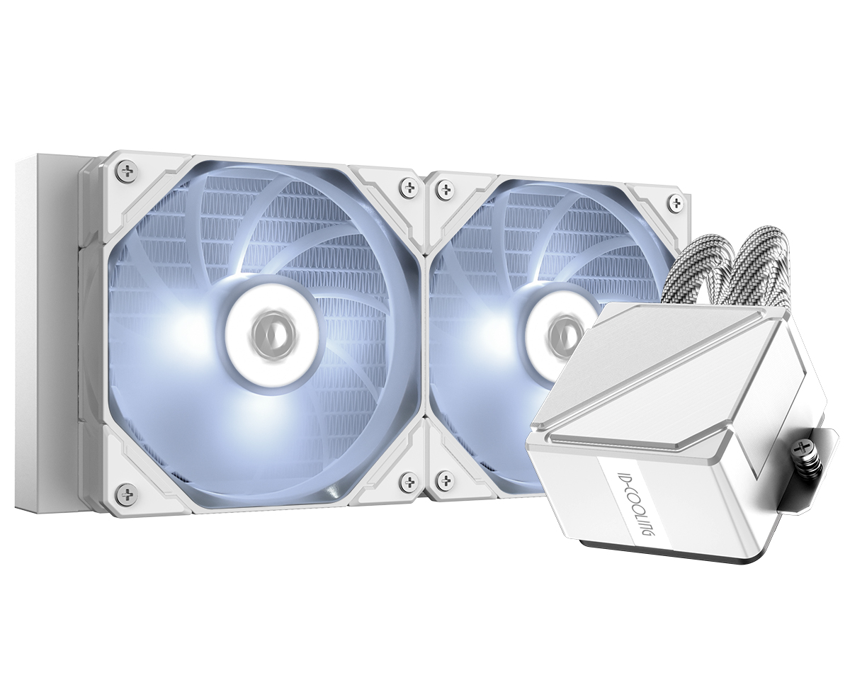 Tản nhiệt nước CPU AIO ID-COOLING DASHFLOW 240 BASIC | WHITE (Fan LED trắng) - Chính hãng