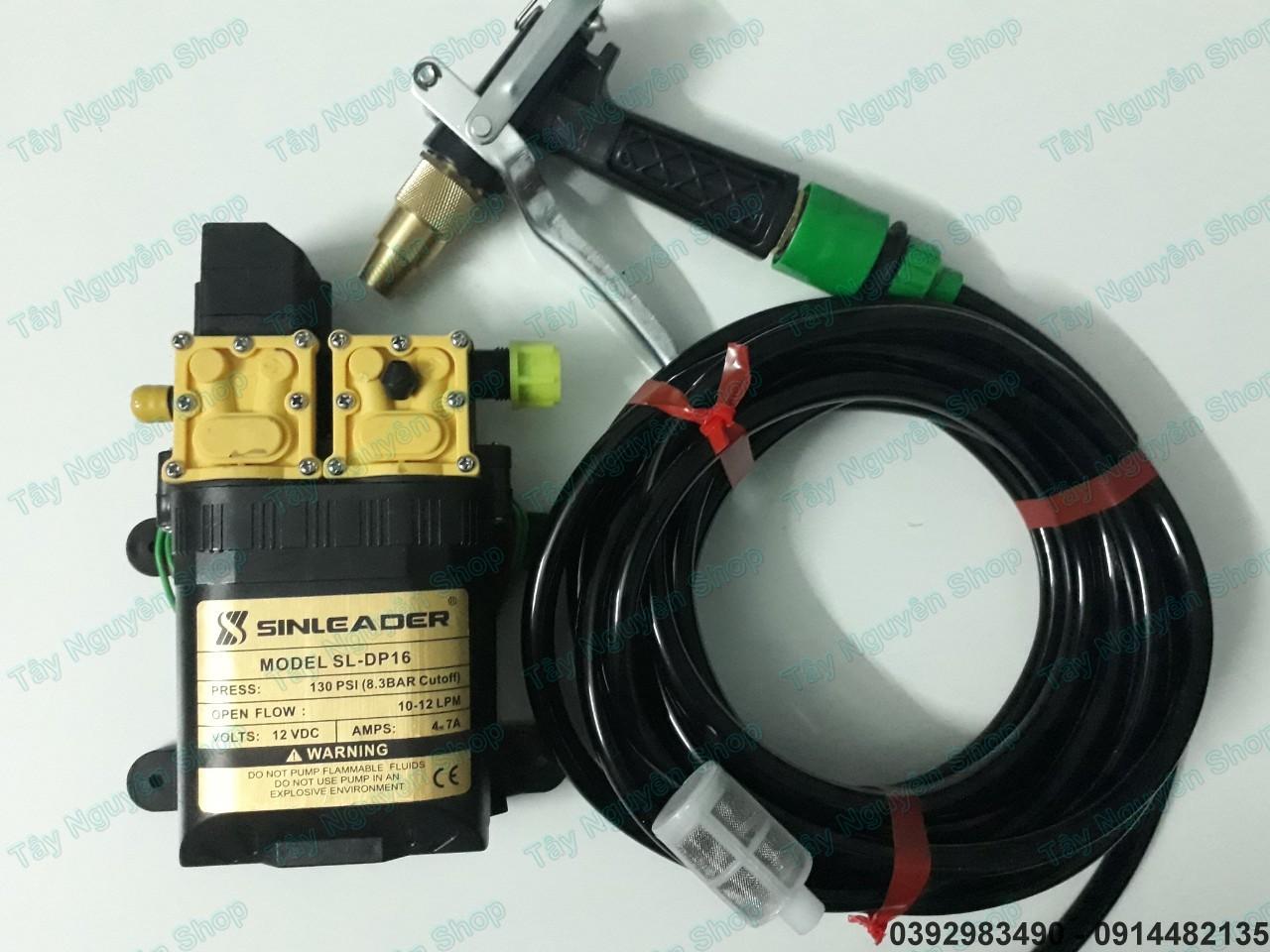 Bộ rửa xe 12v - máy rửa xe 12v mini