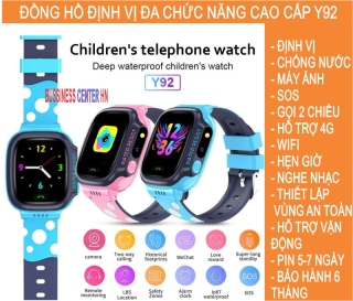 Đồng hồ định vị cho bé Smart Watch Y92 đa chức năng cao cấp thumbnail